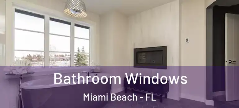  Bathroom Windows Miami Beach - FL