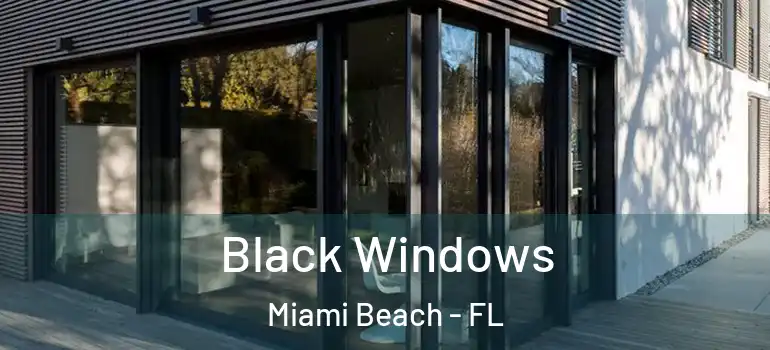  Black Windows Miami Beach - FL