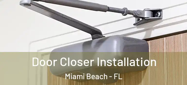  Door Closer Installation Miami Beach - FL