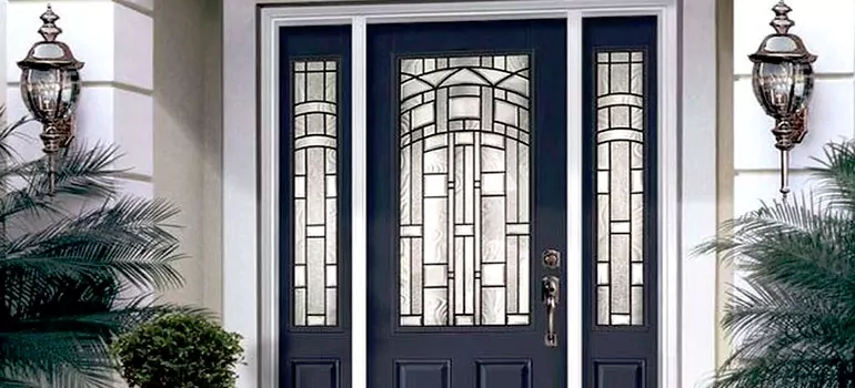 Stained Glass Door Panels in Miami Beach, FL