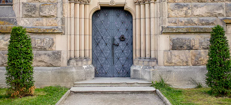 Traditional Double Front Doors in Miami Beach, FL