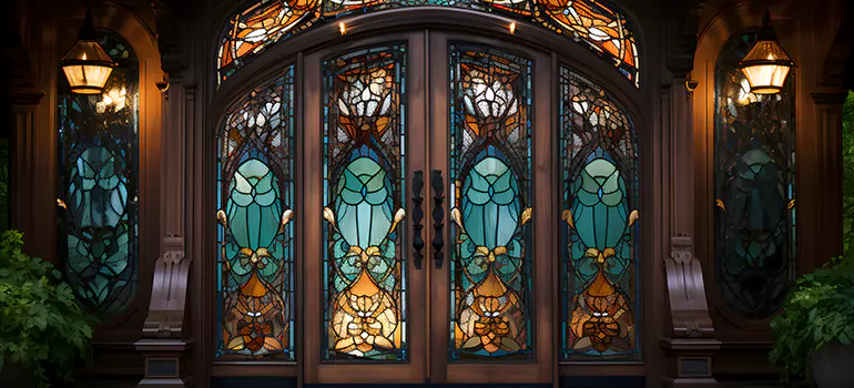 Wrought Iron Storm Door in Miami Beach, FL