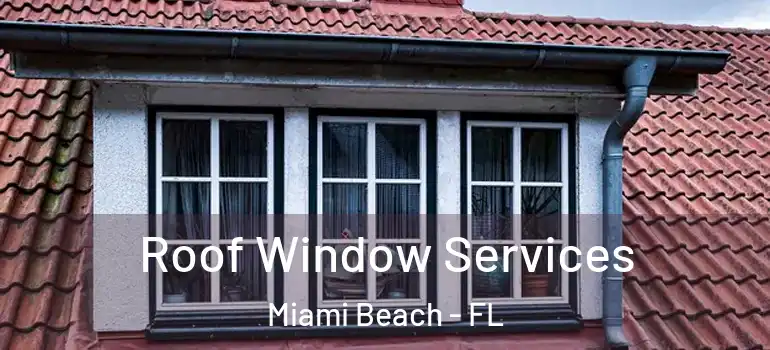  Roof Window Services Miami Beach - FL