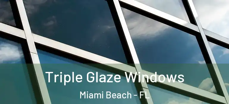  Triple Glaze Windows Miami Beach - FL