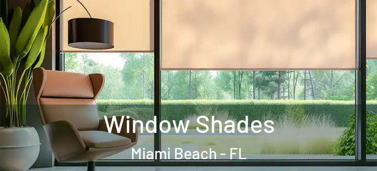  Window Shades Miami Beach - FL